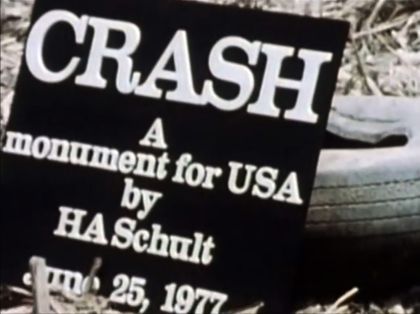 Crash. A monument for USA by HA Schult