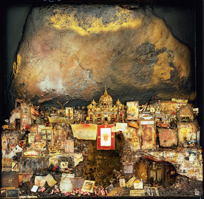 Roma, 1972 – 1981 39,37 x 39,37 x 7,87 inches
    Collection The Solomon R. Guggenheim Museum, New York, N. Y.