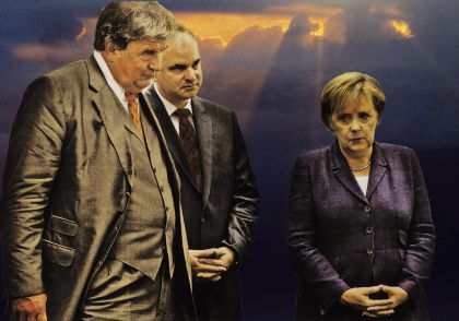 A Matter for the Boss: Dr. Jürgen Grossmann, Dr. Johannes Teyssen, Dr. Angela Merkel, 2010