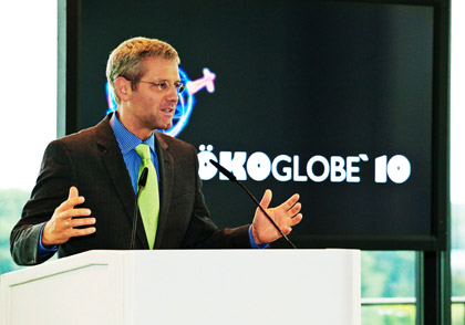 ÖkoGlobe ’10 Dr. Norbert Röttgen, present Federal Minister of the Environment
